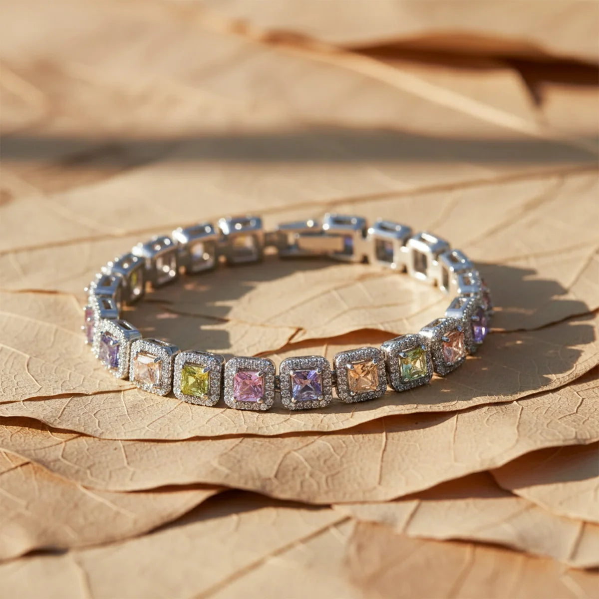 Pastel Gemstone Luxe Bracelet