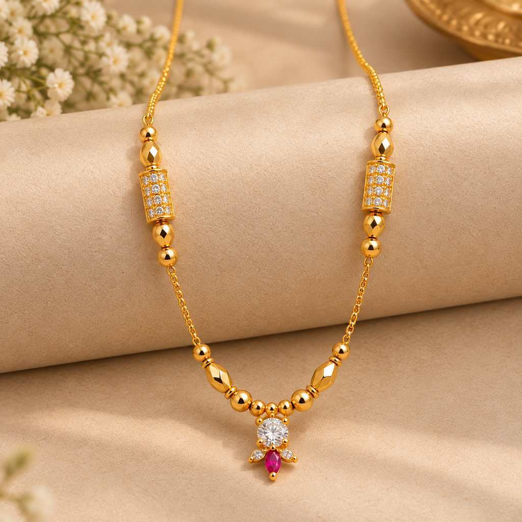Premium Gold Diamond Pendant Necklace
