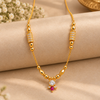 Premium Gold Diamond Pendant Necklace