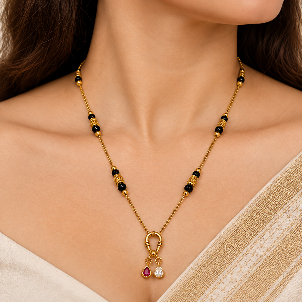 Premium Black Beaded Mangalsutra