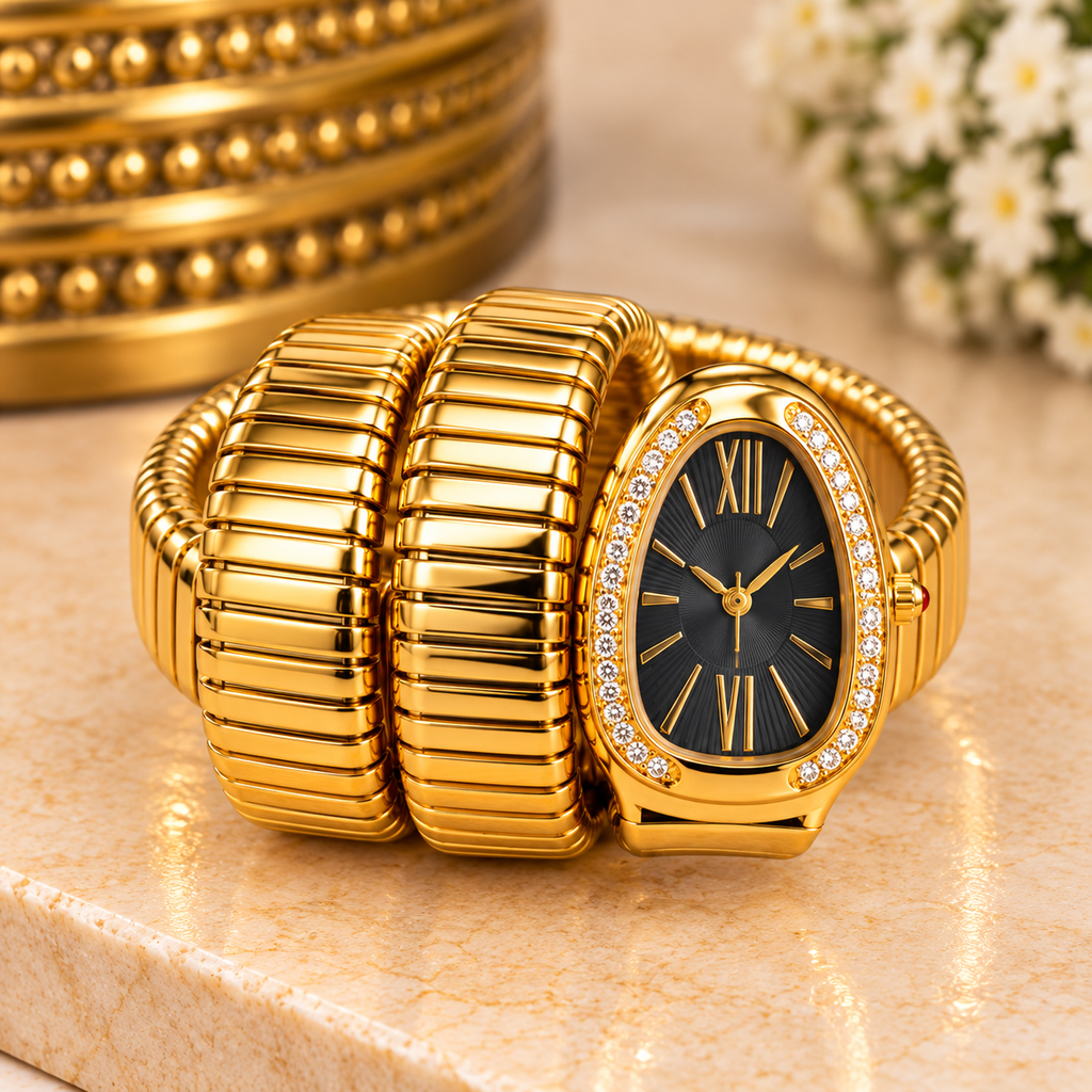 The Royal Serenade Snake Style Watch