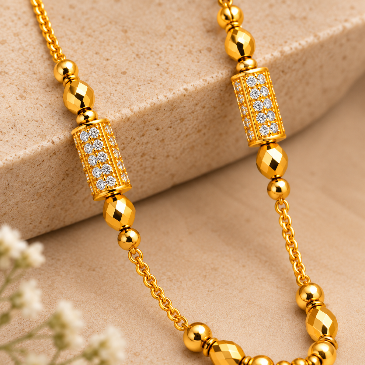 Premium Gold Diamond Pendant Necklace