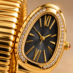 The Royal Serenade Snake Style Watch