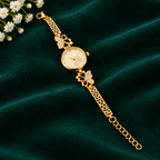 Elegant Butterfly Gold Bracelet Watch