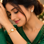 Premium Golden Butterfly Charm Bracelet Watch
