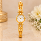 Premium Golden Butterfly Link Bracelet Watch