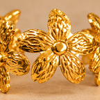 Premium Gold Floral Bracelet