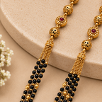 Premium Gold & Black Multi-Layer Mangalsutra
