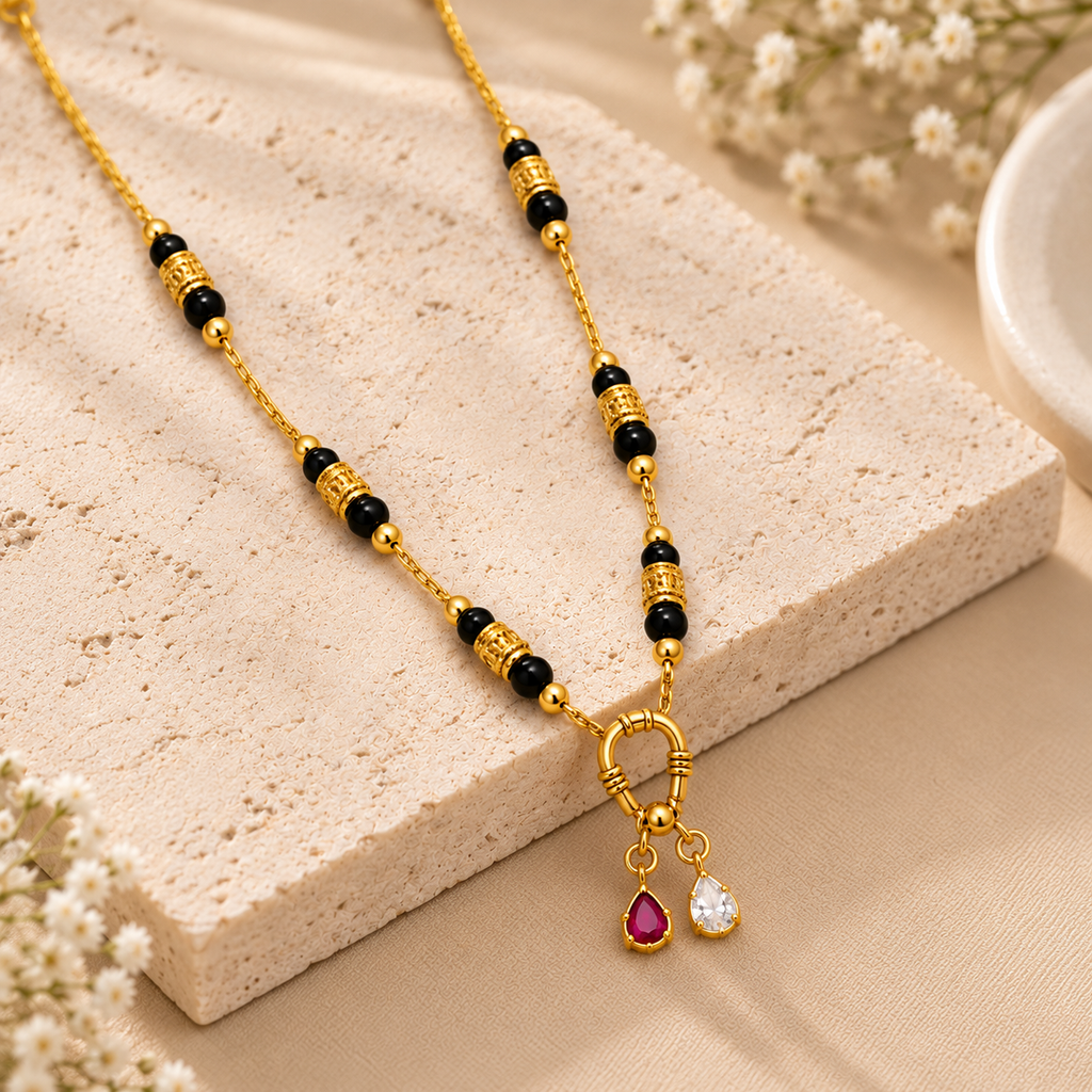 Premium Black Beaded Mangalsutra