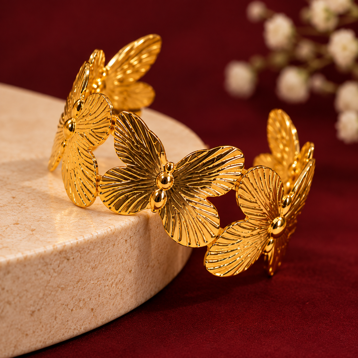 Premium Gold Butterfly Bracelet