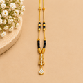 Premium Gold & Black Beaded Mangalsutra